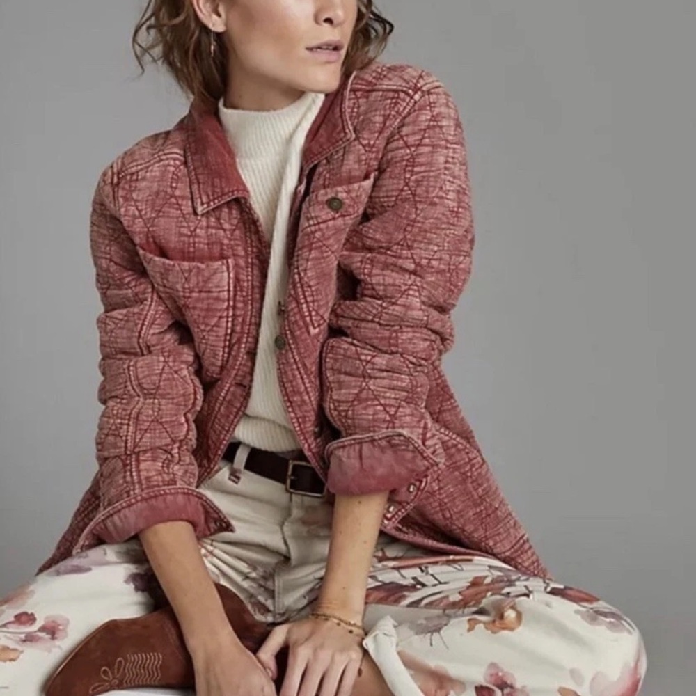 Pilcro the fielder coat in Terra cotta size XS